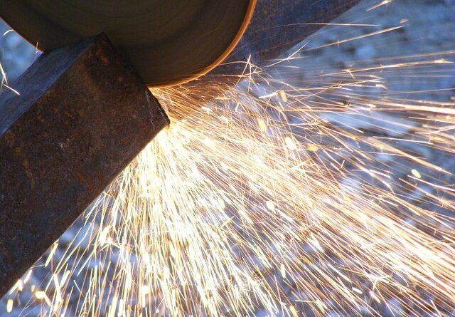 electric angle grinder