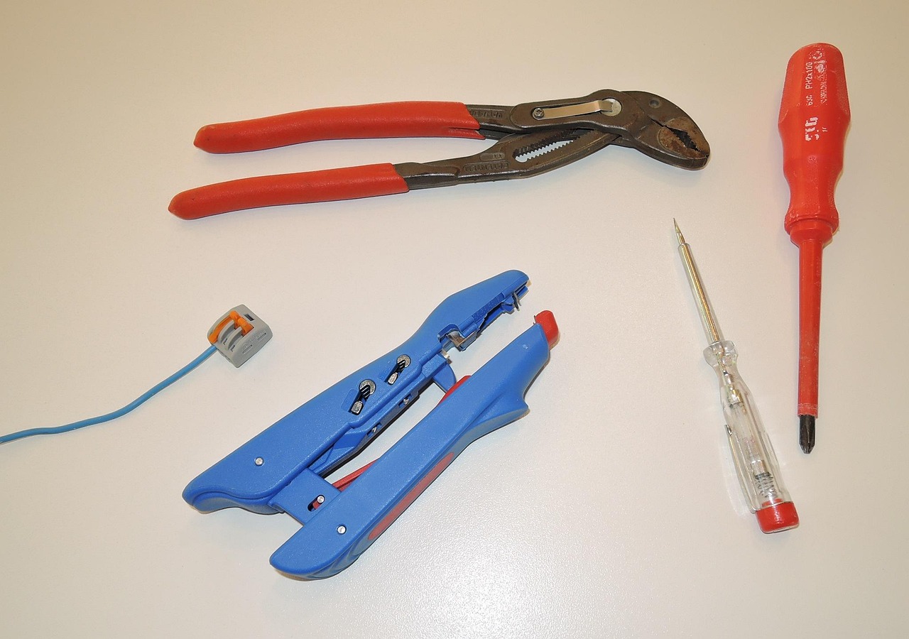 tool, pliers, screwdriver, voltage tester, wire stripper, pipe wrench, water pump pliers, power tool, pliers, screwdriver, voltage tester, voltage tester, voltage tester, wire stripper, wire stripper, wire stripper, wire stripper, wire stripper, pipe wrench