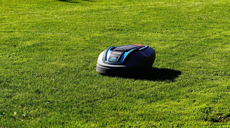 lawn mower, battery mower, lawn mower robot, garden, nature, short, maintained, robotic lawnmower, automatically, autonomous, garden maintenance, electric, equipment, technology