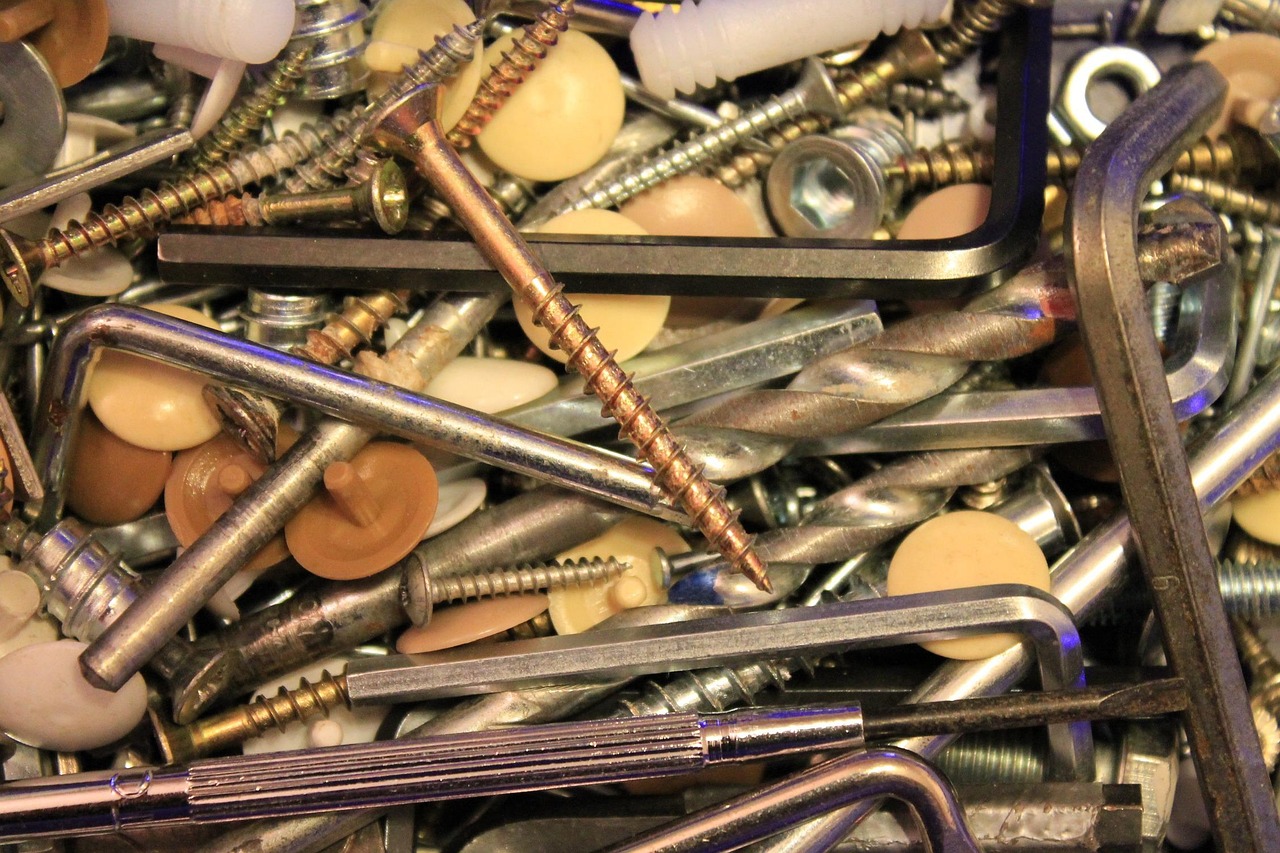 screws, screwdriver, tool, handyman, drill, bits and pieces, allen key, metal, screwdriver, drill, drill, drill, drill, drill, allen key, allen key, allen key