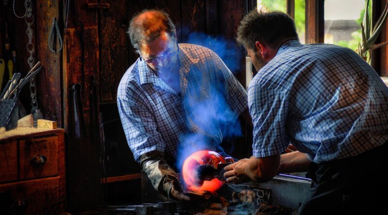 glassblowing, glassblower, glass, blowing, traditional, craft, tools, shop