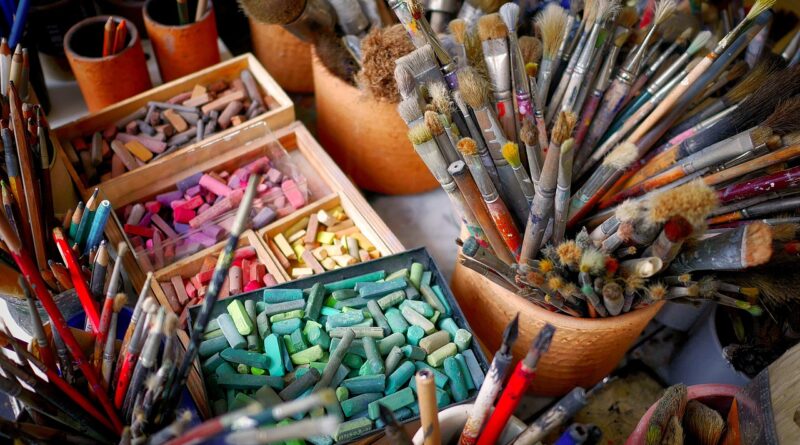 brushes, chalks, colorful, art materials, art supplies, coloring materials, paint, pens, art, artistic, creative, art supplies, art supplies, art, art, art, art, art