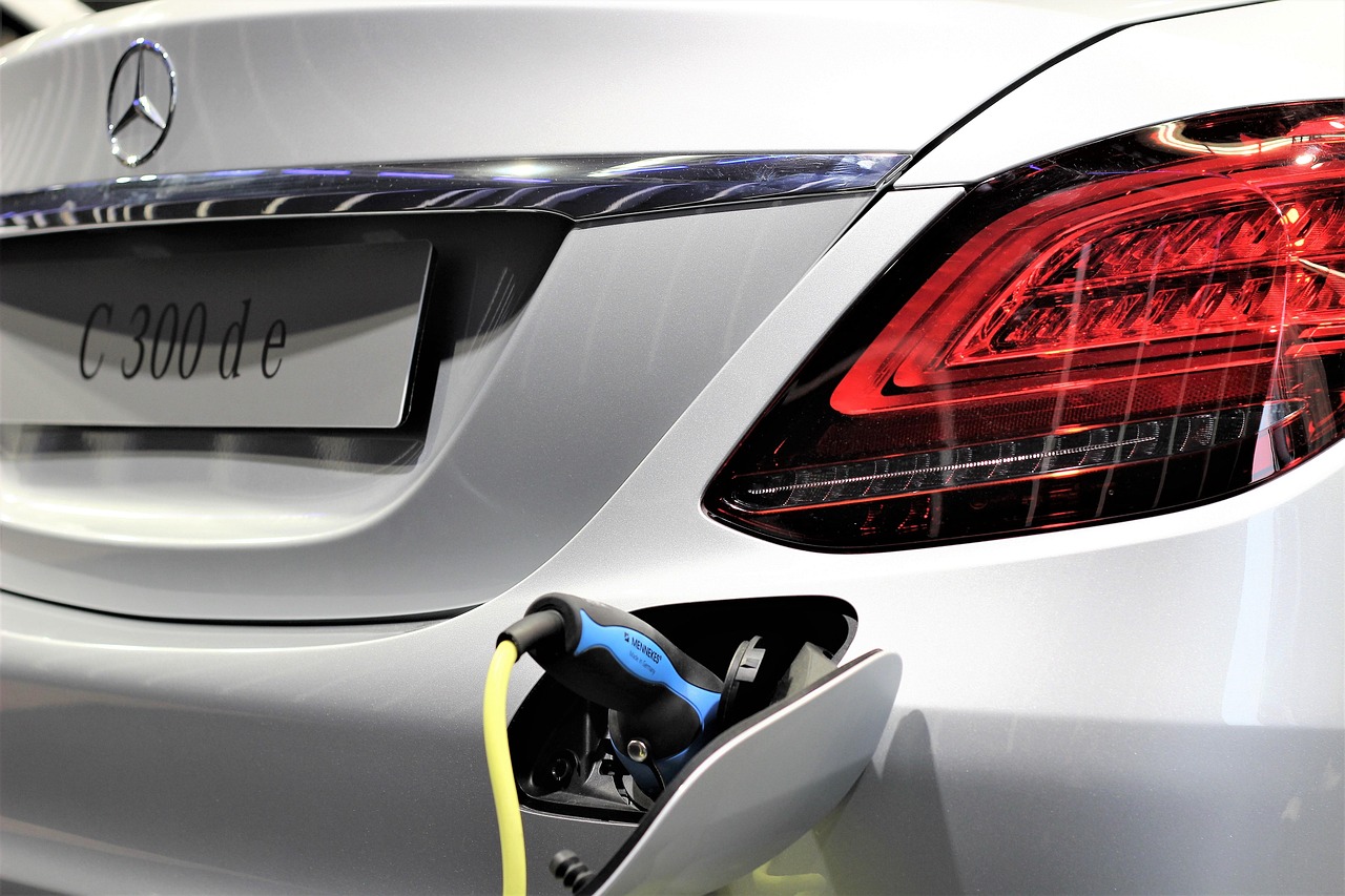 car mercedes benz c 300 d e, battery charging, diesel hybrid, auto show zagreb 2018, modern technology, vehicle, alternative, ecological, ecology, industry, future, efficient