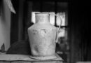 water can, pot, villusi, rural, old-fashioned, poverty, old, circular saw, saw, monochrome
