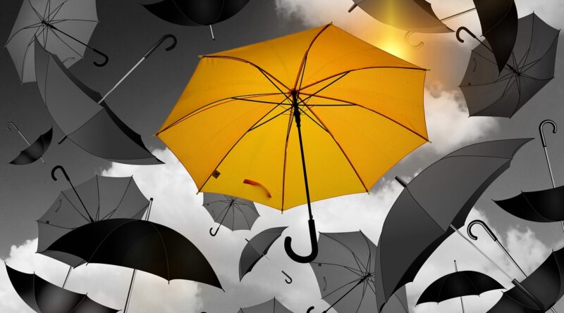 umbrella, yellow, black, white, selection, especially, special feature, one of a kind, faith, uniqueness, individuality, excellent, unique, colour, the atmosphere, mood, attitude to life, whirl, mixed up, ease, multicoloured, coloured, flying, wind, together, pleasure, lust for life, diversity, lots, umbrella, umbrella, umbrella, unique, unique, unique, unique, unique, diversity