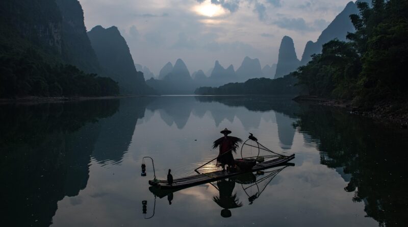 nature, fisherman, landscape, reflection, mountains, li river, guilin china, nature, nature, nature, nature, nature, fisherman, fisherman, landscape, landscape, landscape