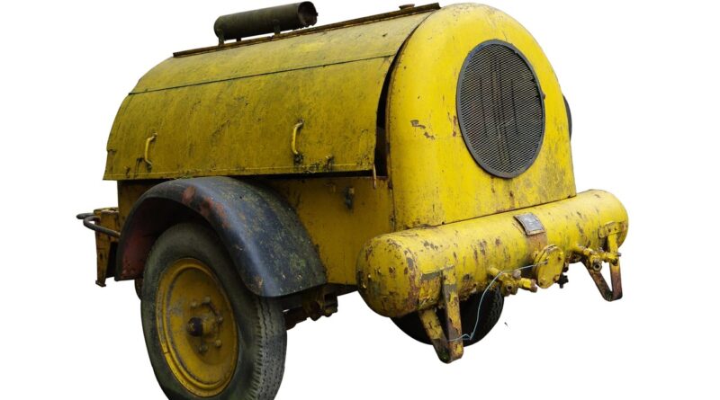 compressor, machine, old, rusty, wheel, dirt, mechanical device
